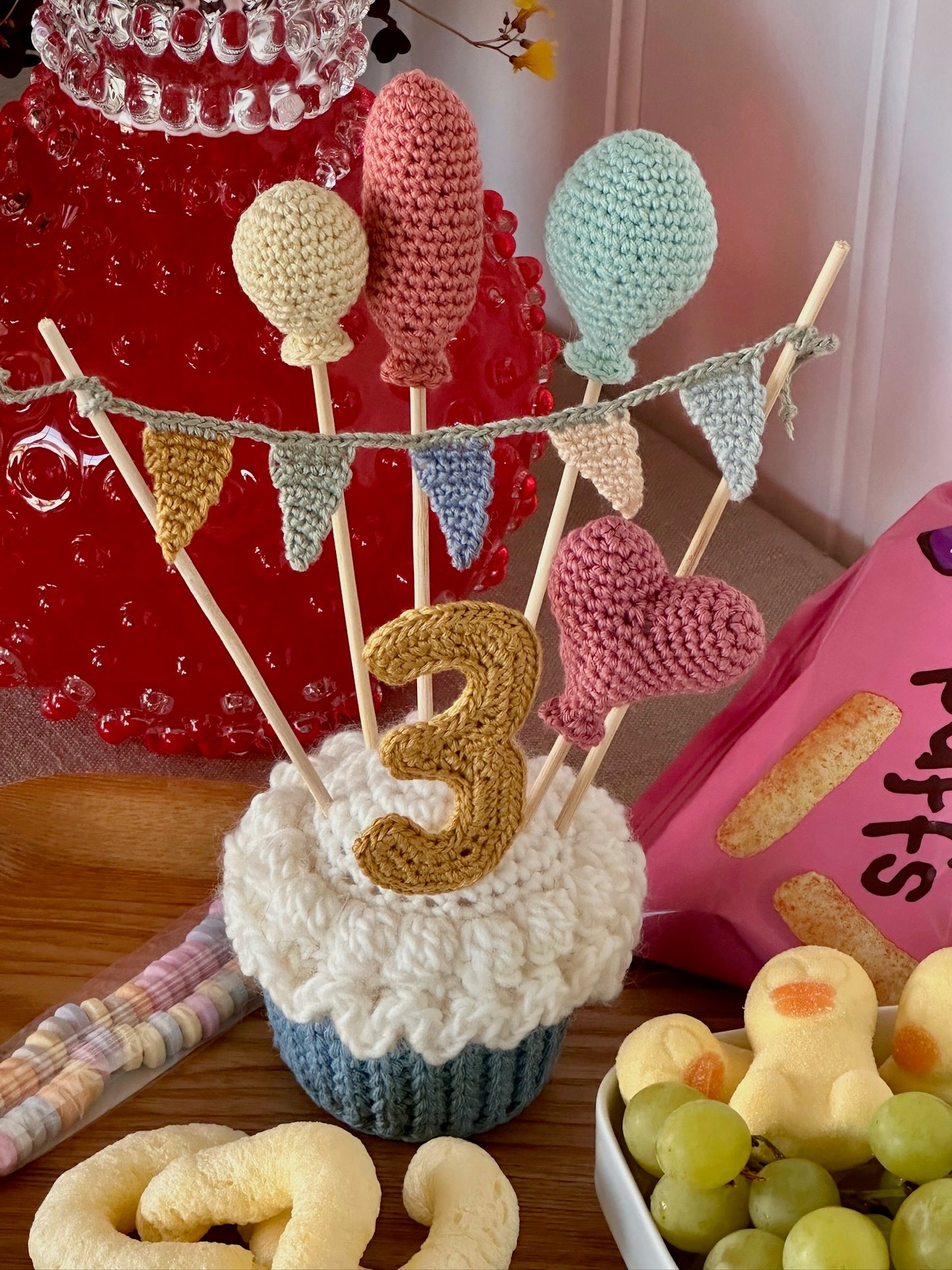 Virkbeskrivning: Muffinspynt